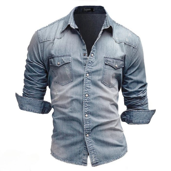 Logan | Men’s Classic Denim Shirt