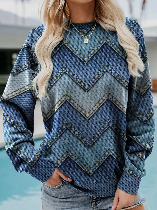 ALTHEA - GEOMETRIC SWEATER