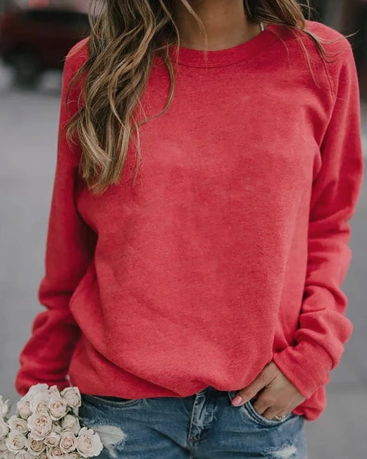 ELSIE - STYLISH COMFORTABLE CREW NECK SWEATSHIRT