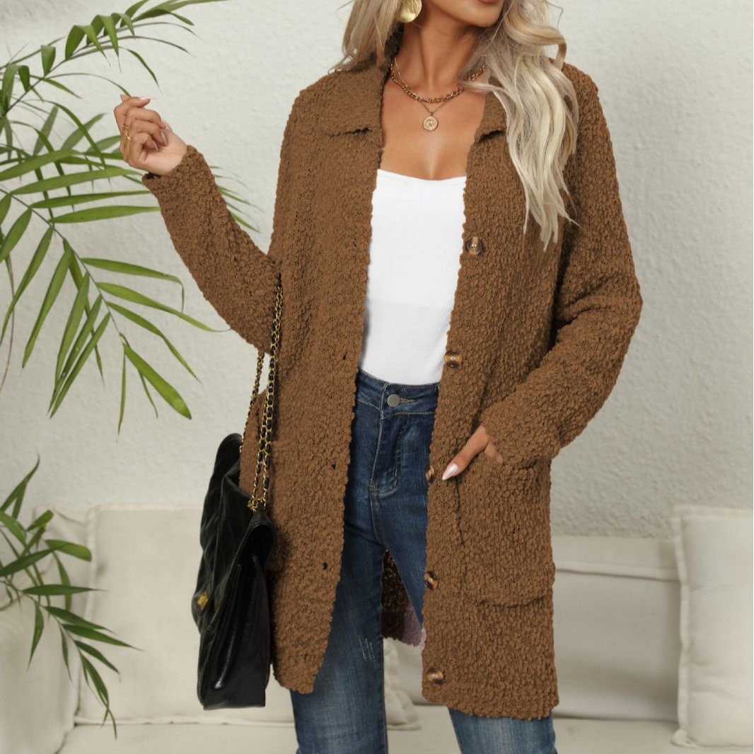 SYLVIA- LONG CARDIGAN WITH POCKETS