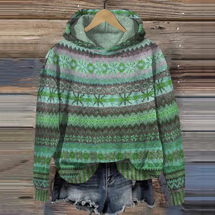 TALIA - ETHNIC RETRO HOODIE