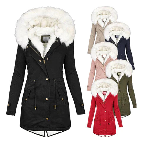 INEZ - WINTER JACKET WITH FUR LINING