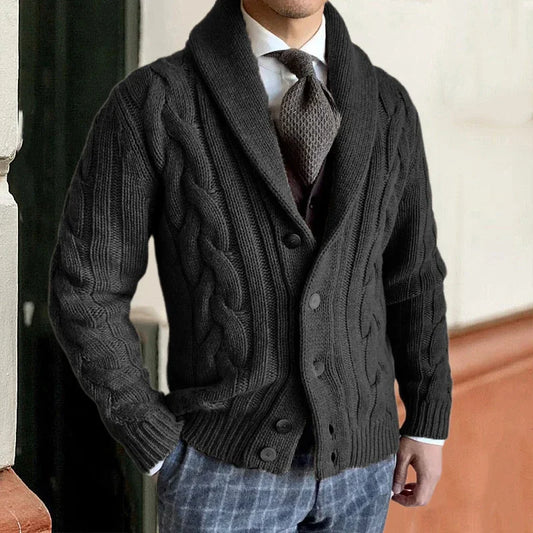 ALVIN - KNITTED MENS CARDIGAN