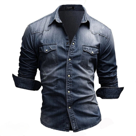 Logan | Men’s Classic Denim Shirt