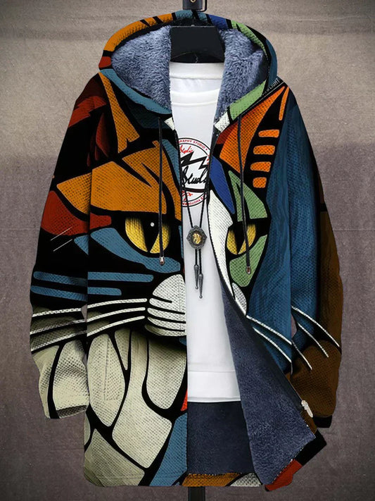 ELMER - JACKET WITH ARTISTIC PRINT