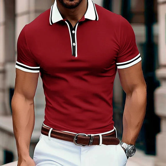 Mason Men’s Summer Polo | Lightweight Breathable Polo Shirt for Men