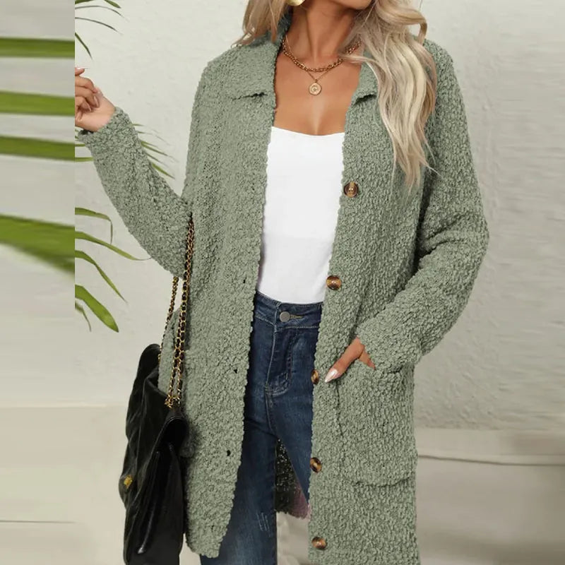 SYLVIA- LONG CARDIGAN WITH POCKETS